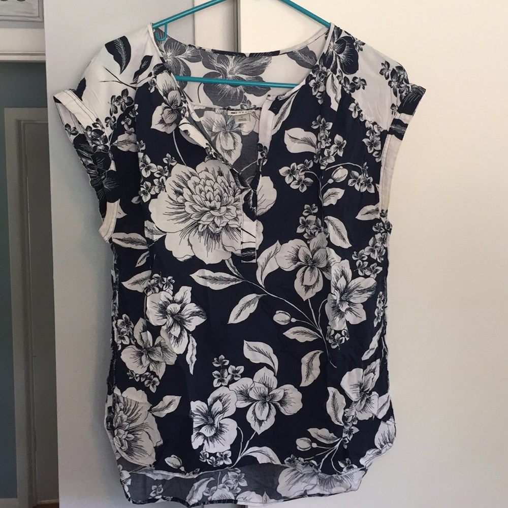 Summery floral blouse